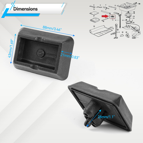 Almohadilla De Soporte Jack Point For Bmw E39 E38 E53