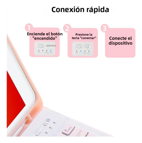 Funda Con Teclado Español Ñ Para iPad 10ª Generación 2022