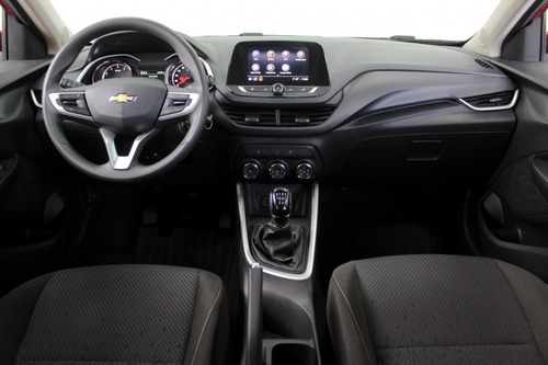 Imagem 8 de 14 de Chevrolet Onix 1.0 Turbo Lt Flex Manual 6m - 2020 - Vermelh