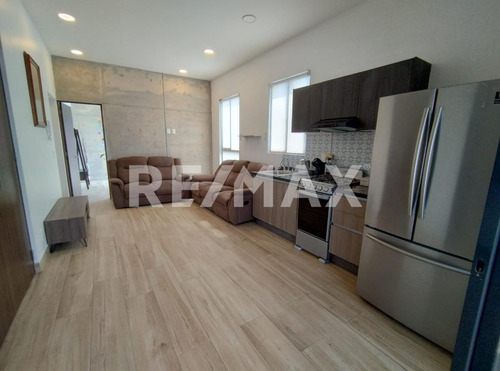 Jhl Renta Departamento Con Terraza En Roma Sur Semiamueblado