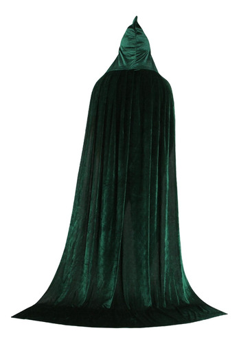 Disfraz De Mago, Disfraz De Vampiro Suave 70cm Verde Oscuro
