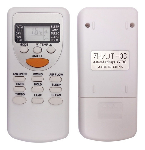 Controle Remoto Ar Condicionado Rheem Zh/jt-01 Zh/jt-03