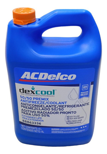 Refrigerante Acdelco  50/50 Importado Galón