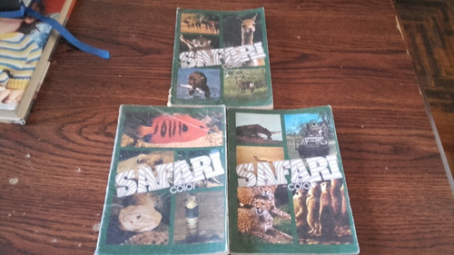 Lote De 3 Libros Safari Color