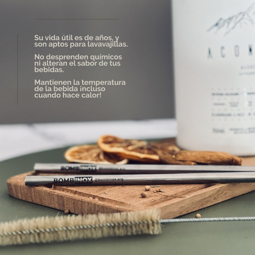 Sorbete Metálico Grabado Láser Personalizable 25 Uds.