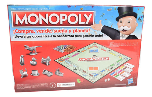 Monopoly El Juego De Mesa Para Negociar Propiedades Hasbro