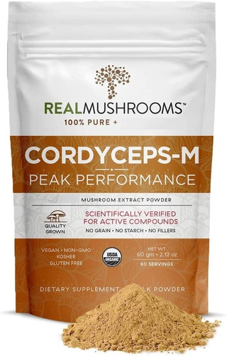 Real Mushrooms | Cordyceps Peak Performance | 60gr | 60 Serv