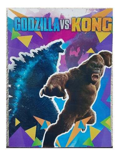 Team Godzilla Vs King Kong Paq 50 Libros Iluminar Colorear