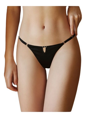 Pack 3 Sexy Calzon Colaless Tanga Cintura Ajustable V Hilo 