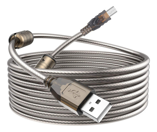 Cable De Impresora Usb 2.0 A Macho A B Macho