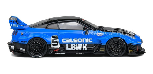 Nissan Gt-r (r35) Lb Silhouette Calsonic 1:43 Solido Azul