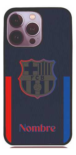 Funda Motorola Barcelona V2 Con Nombre Personalizado