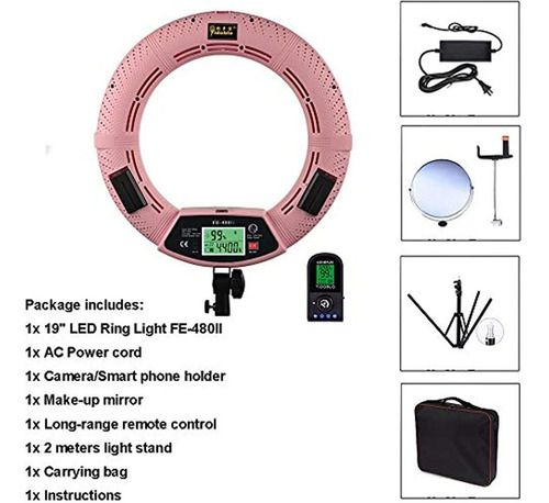 Yidoblo 18 Kit De Anillo De Luz Led Estudio Fotografico Fot