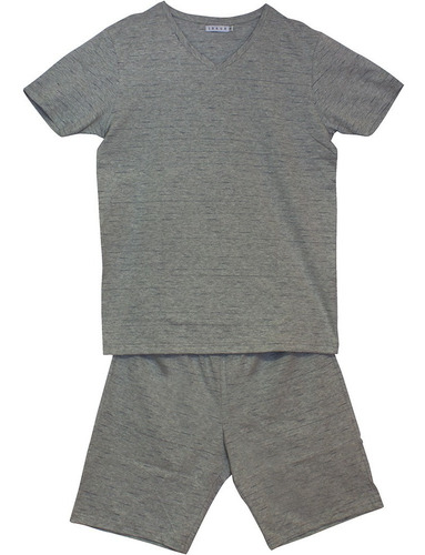 Imagen 3 de 9 de Pijama Elie De Hombre Short Y Remera Verano Algodon Jelue