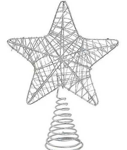 Ponteira Estrela Para Árvore De Natal Decoração Enfeite | MercadoLivre