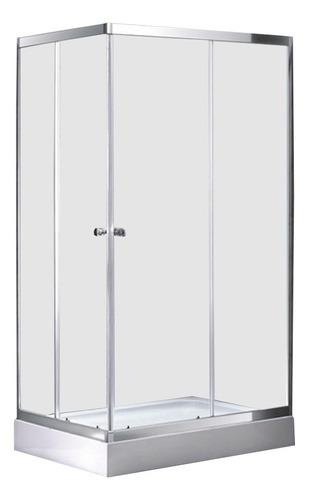 Shower Door Rectangular 80x120x180 Vidrio Templado Derecho