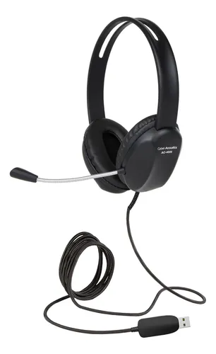 comprar Auricular Usb Estéreo Cyber ??acoustics (ac-4006), Micrófono
