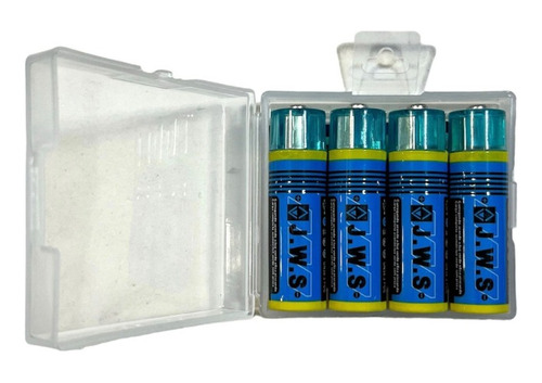 4 Pilhas Aa Recarregável Usb 1.5v 1.500mah Jws Pequena