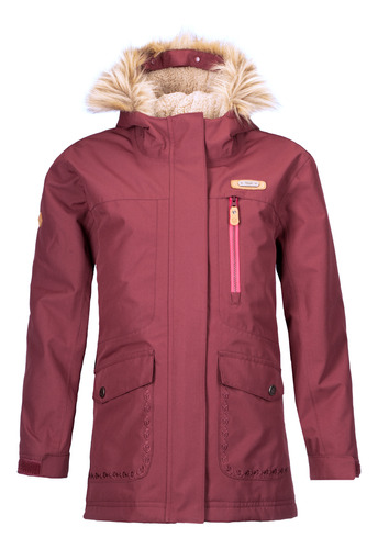 Chaqueta Niña Lippi Roble B-dry Hoody Vino I20