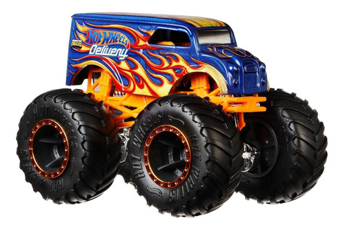 Hot Wheels Carrinho 1/64 Monster Truck Surpresa Mattel Fyj44