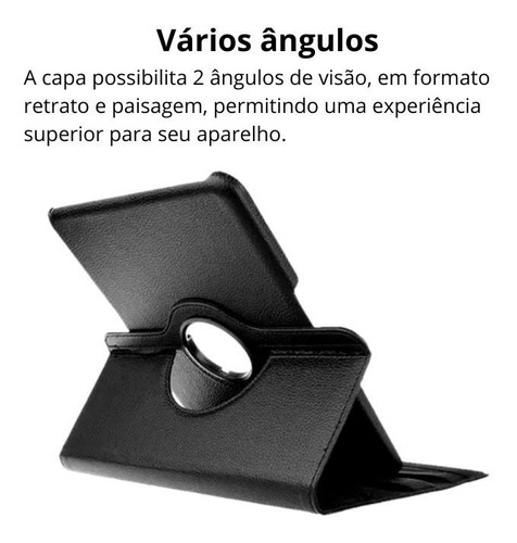 Capa Giratória Para Samsung Galaxy Tab A 10.1 P580 P585