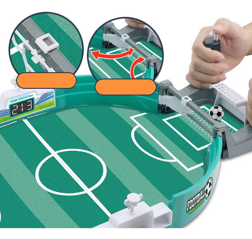 Imagen 3 de 9 de Juego Fútbol Tablero Juguetes Conjunto 4 Bolas Grandes