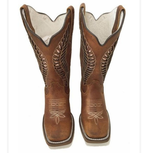 Bota Texana Feminina Laser