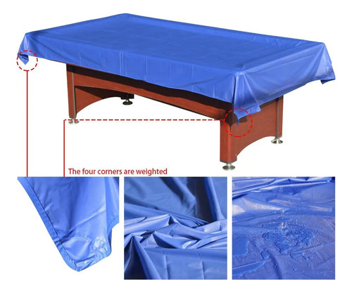 . Cubierta Protectora De Mesa 7 Pies A Prueba De Polvo Pool