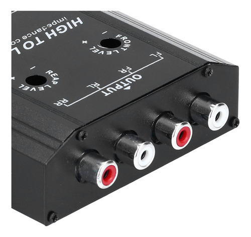 12v Convertidor De Impedancia Audio De 4 Canales Rca Alto A