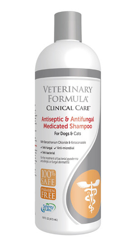 Shampoo Medicado Vfcc Antiseptic Antifungal Perros Y Gatos 