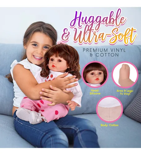 Reborn Baby Dolls - Muñeca Realista De 18 Pulgadas Con Acc