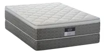 Comprar Colchón Matrimonial De Resorte América Royce +box 28cm Firme Color Beige