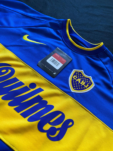 Camiseta Boca Juniors 2000 Quilmes Roman Talle M