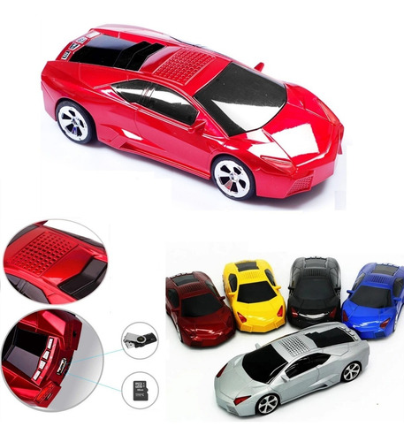 Imagen 6 de 6 de Corneta Mp3 Reproductor Usb Fm Pc Dvd Sd Lamborghini W9