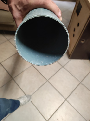 Tubo De Pvc De 4 Pul Electricidad Uniteca Gris 3 Mts (Usado)