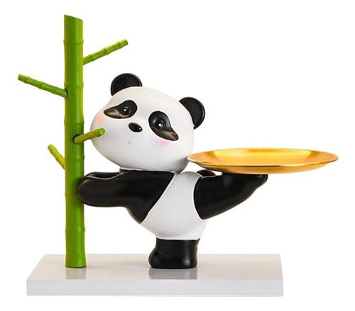 Figura De Panda, Adorno De Escritorio, Bandeja De Estilo A