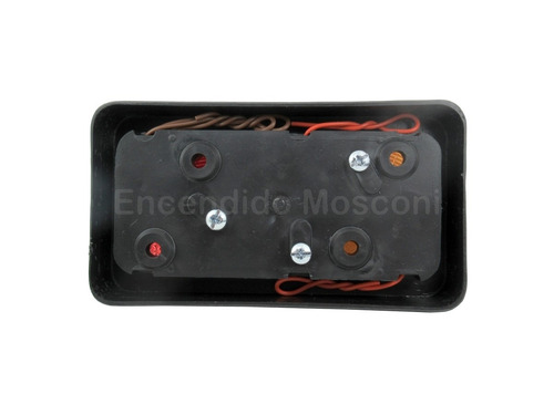 Imagen 6 de 9 de Faros Trasero Tricolor Universal + Lamparas