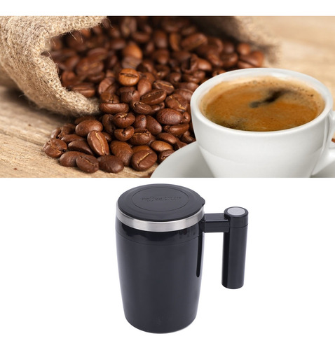 Taza De Agitación Automática Taza De Café De 380ml Con Tapa