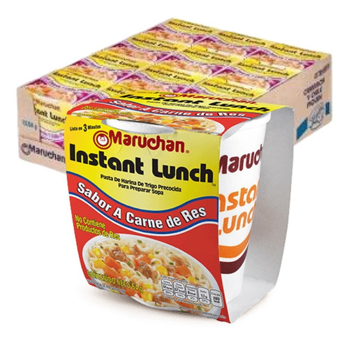 Maruchan Sabor A Carne De Res/ 12 Pzs
