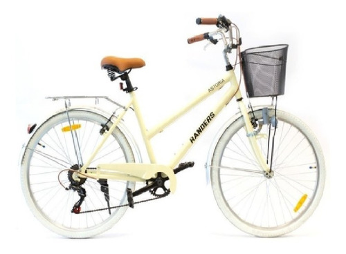 Bicicleta De Paseo Arg-726 Crema 