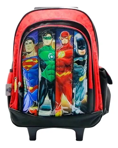 Mochila Liga De La Justicia Carro Primaria Art. Lj318 Cresko