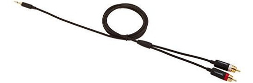 Cable Adaptador Rca 1.38 2 4 Pie Negro