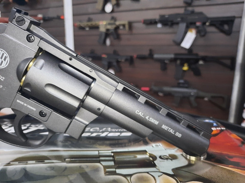 Imagem 8 de 9 de Airgun Revólver 38 4 Rossi W701 Co2 4.5mm Esfera De Metal