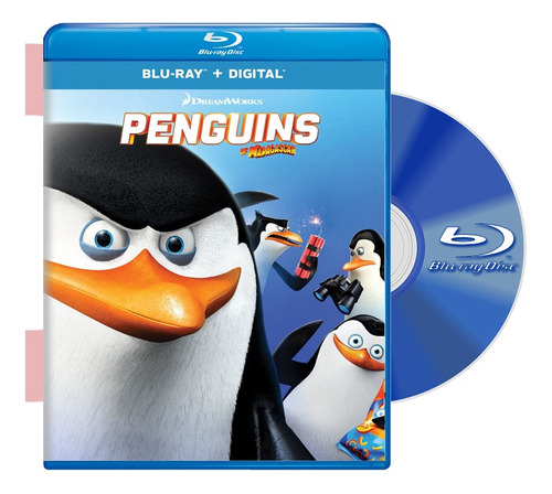 Blu Ray Los Pinguinos De Madagascar.