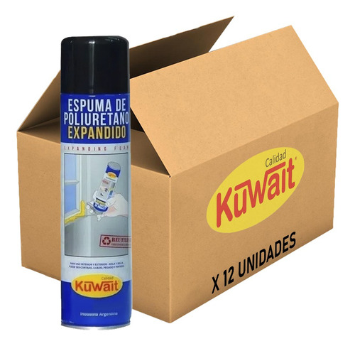 Espuma Poliuretano Expandido X12 U Aerosol 750ml Kuwait