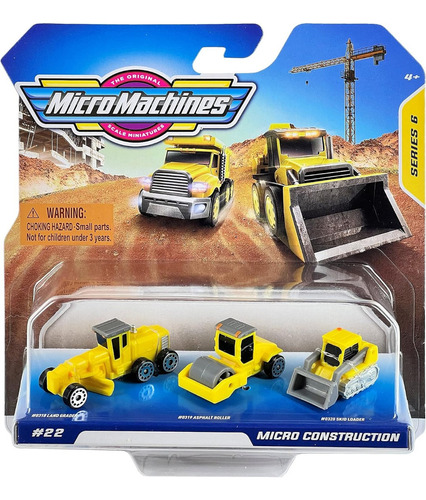 Micromachines #22 Micro Construcción Color Amarillo