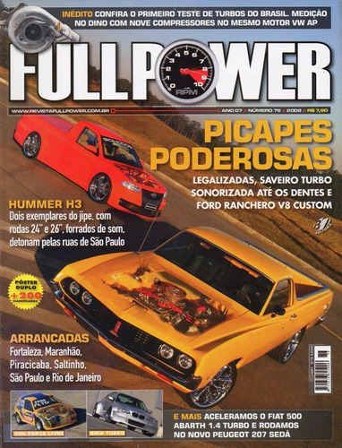 Fullpower Nº76 Hummer H3 Vw Saveiro Ranchero V8 Bmw Fiat 500