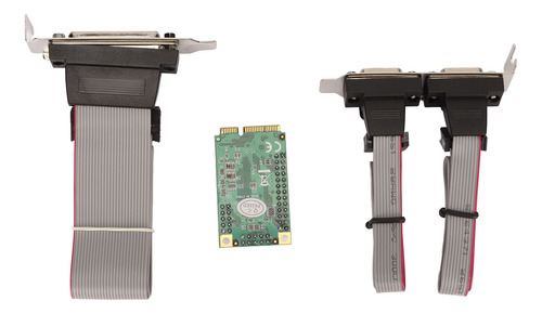 Adaptador De Placa Serial Pcie Mini Combo Parallel Expansion
