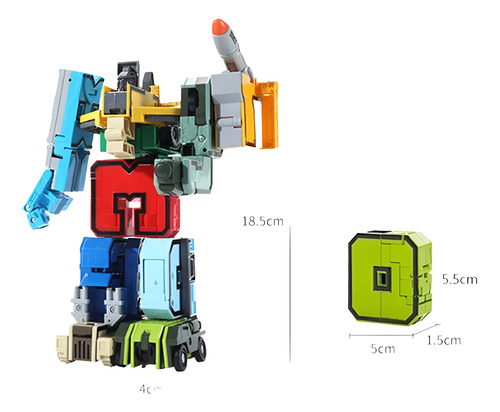 Digital Robot Transforms Complete Set Of Numbers 0-9