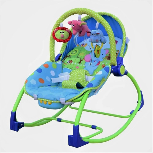 Mecedora Bouncer Leon  Silla 2 En 1 Bebe